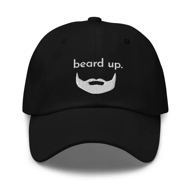 beard up. Hat